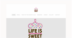 Desktop Screenshot of lifeissweetni.com